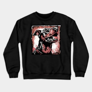 Retro Art Dobermann Dog Lover Crewneck Sweatshirt